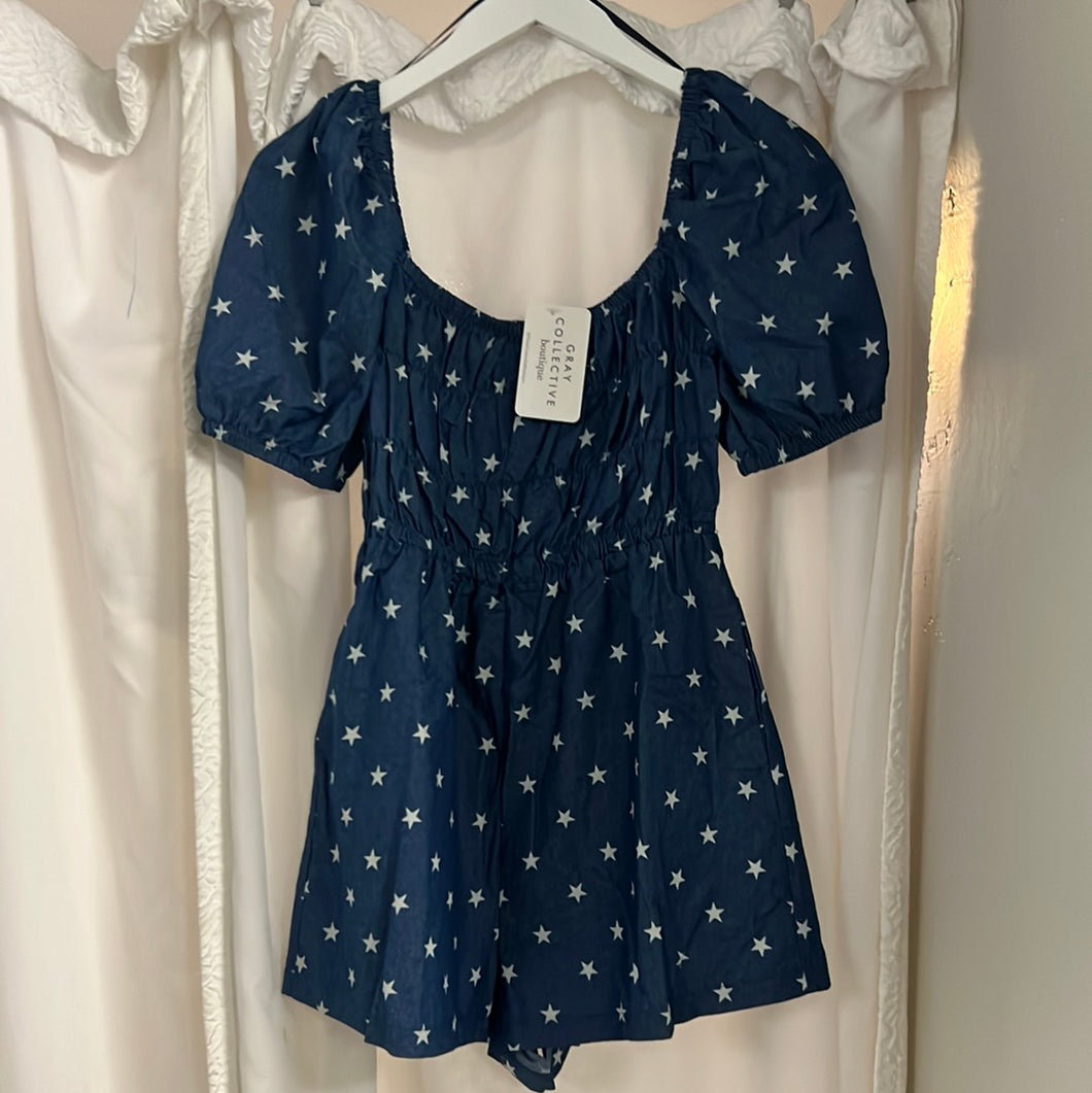 Lady liberty romper