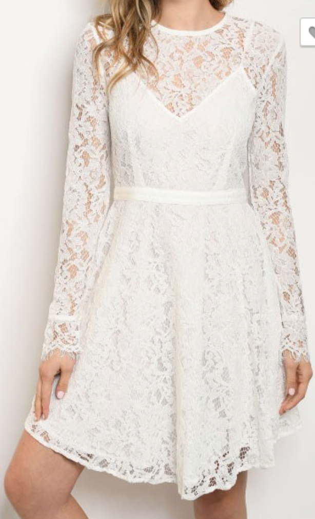 White Lace Dress