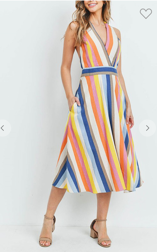 Multi Stripe Dress