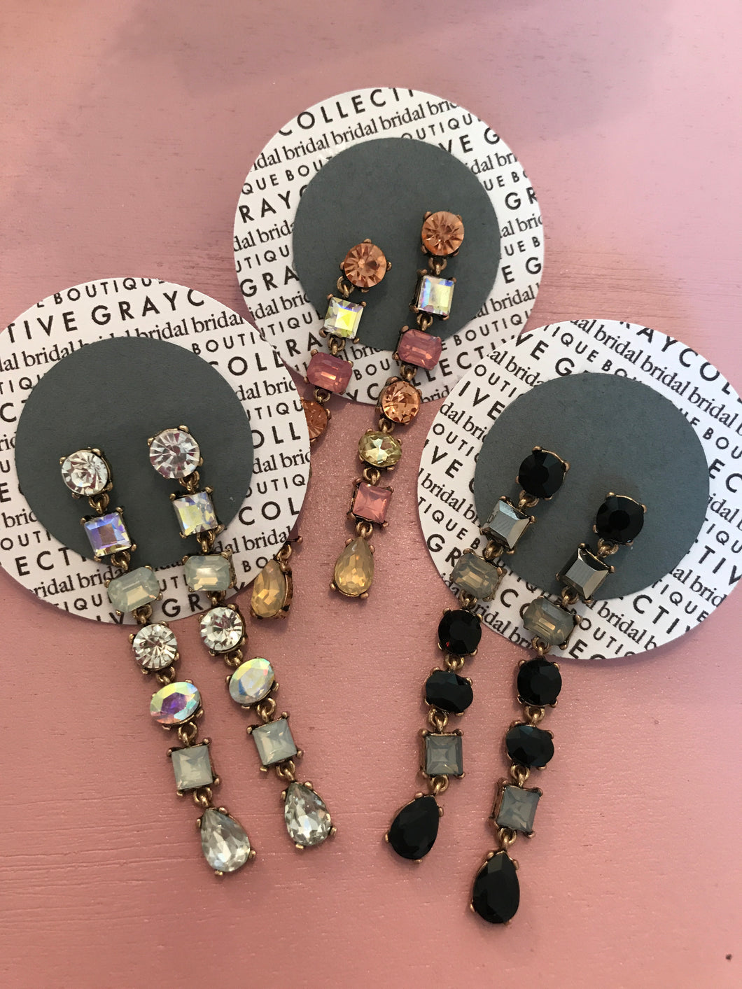 Stone Drop Earring